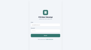 POS Batu Teknologi – Aplikasi Point of Sale